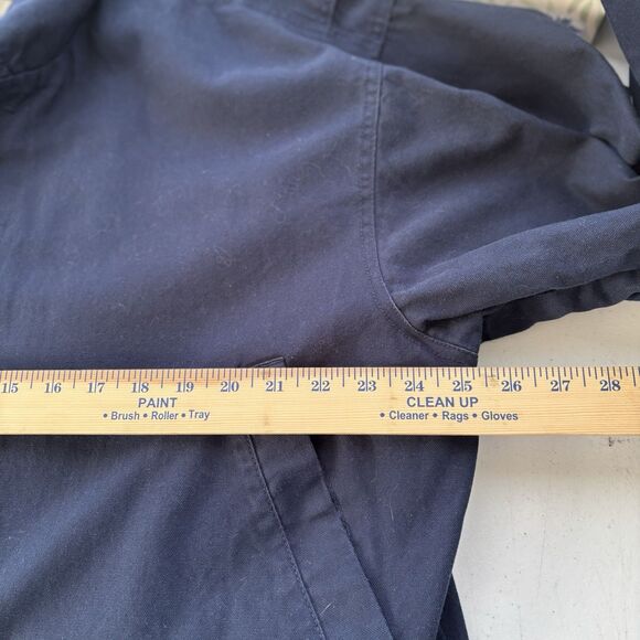 AUSTIN Frontier Vintage Barn Chore Jacket Blue Multi Pocket Lined - Picture 9 of 13